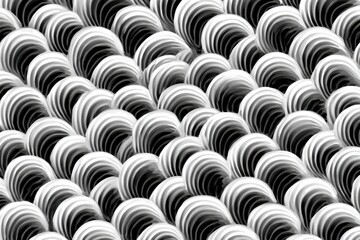Abstract Black and White Pattern Organic Swirls and Fluid Motion