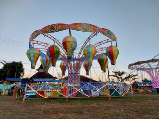 ferris wheel at the amusement park