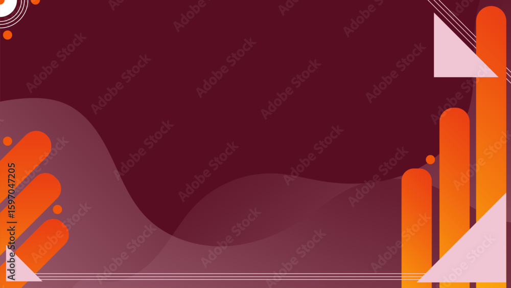 Poster futuristic abstract gradient backgrounds with geometric and minimalist elements