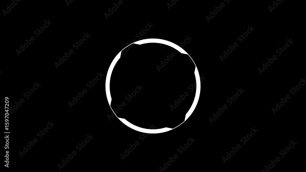 Poster futuristic technology digital holographic element laser glow effect arrow and callout border with nu