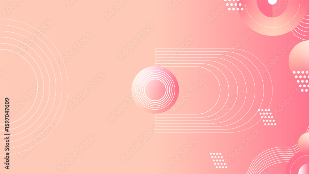 Poster futuristic abstract gradient backgrounds with geometric and minimalist elements