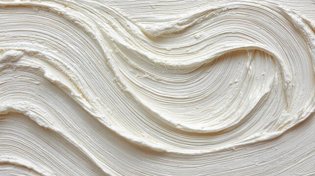 Abstract Whipped Cream Texture Background