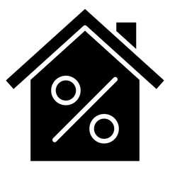 Fixed-Rate Mortgage  glyph icon