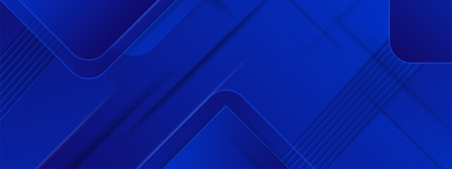 Abstract blue gradient geometric shape abstract background. Modern futuristic background.