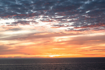Obraz premium sunset over the sea