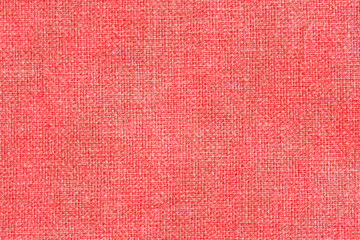 Close-up of a Textured Coral Fabric