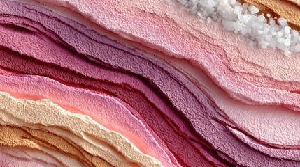 Abstract Watercolor Texture with Pastel Colors and Soft Waves
