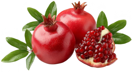 Ripe pome fruit among lush green leaves, a symbol of natural freshness and orchard bounty