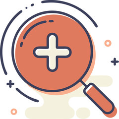 Fototapeta premium vector magnifying glass icon