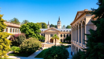 Fototapeta premium Berkeley School of Theology Campus Architecture and Buildings