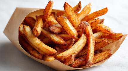 french fries on a plate