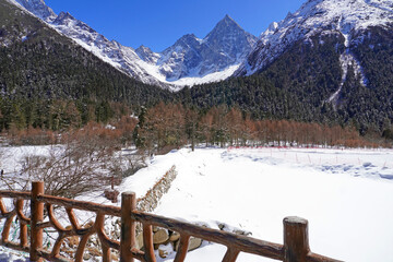 Bipenggou Valley (Bipenggou National Park) is a natural reserve located in northern Sichuan, China