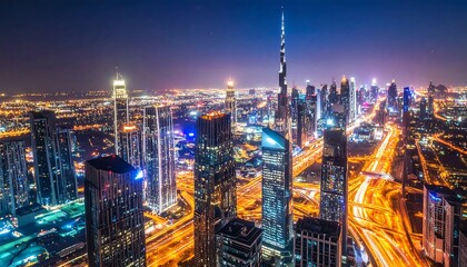 Cityscape at night