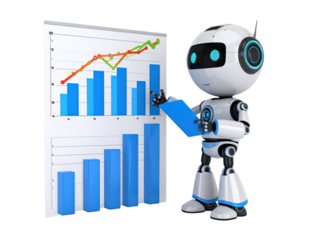 3d man with graph