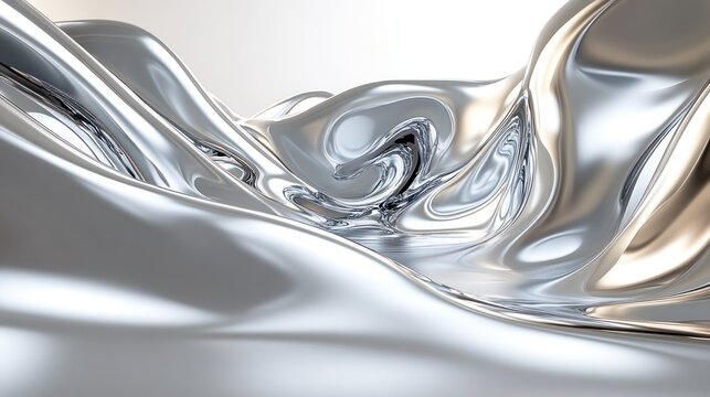 Abstract Liquid Metal Flowing