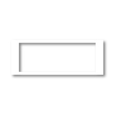 Realistic empty photo card frame film. Retro vintage photograph with transparent. Vintage card. Digital snapshot image. Template or mockup for design. Vector illustration