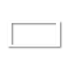 Realistic empty photo card frame film. Retro vintage photograph with transparent. Vintage card. Digital snapshot image. Template or mockup for design. Vector illustration