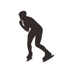 ice skater sihouette 