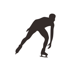 ice skater sihouette 