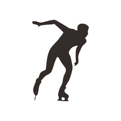 ice skater sihouette 
