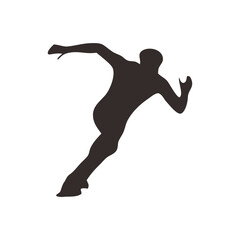 ice skater sihouette 