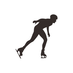 ice skater sihouette 