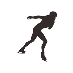 ice skater sihouette 