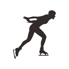 ice skater sihouette 