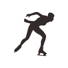 ice skater sihouette 