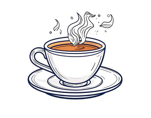 Steaming Cup Illustration