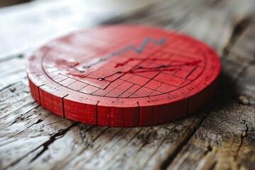 Stylized icon representing graph growth with rising curves and positive trend indicators