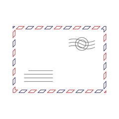 Fototapeta premium vector illustration of an envelope