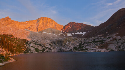 lake view in the mountain