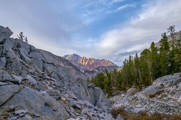 mountainscape in sierra nevada
