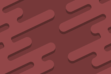 Modern Abstract Red Geometric Background with 3D Rounded Shapes