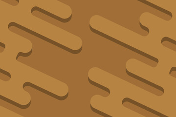 Modern Abstract Orange Geometric Background with 3D Rounded Shapes