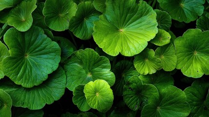 Lush Green Leaves: A Close-Up View of Nature's Beauty