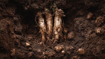 Harvested Roots: Unveiling Nature's Bounty