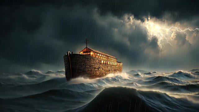 Noah&rsquo;s Ark in the Heart of the Divine Storm