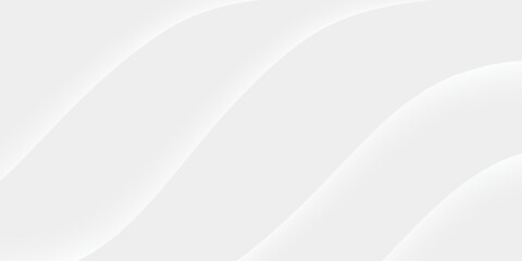 Abstract white background with gradient artistic dynamic simple wave