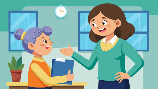 Elder sister giving confidence boost before exam