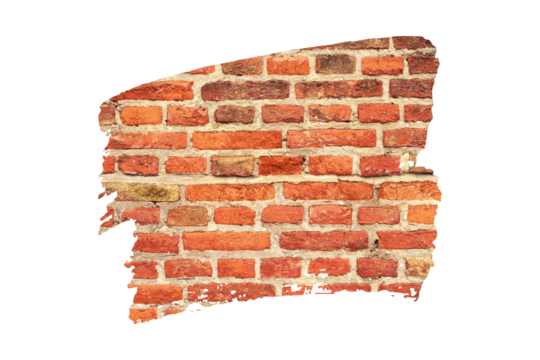 brick wall with hole