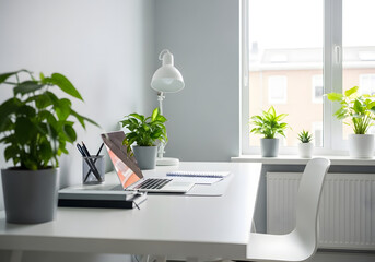 A group of professional businesspeople are working together, discussing at a meeting in the office
