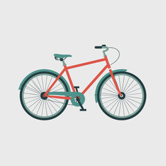Fototapeta premium Vintage Bicycle Illustration Stylish Transport for Sustainable Urban Lifestyle and Recreation