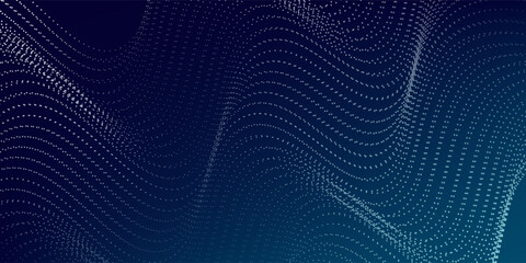 Obraz premium Purple background with many glowing particles. Information technology color mesh simple art good modern abstract nice