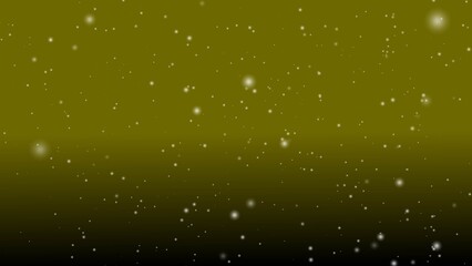 Olive Green Background with Falling White Glimmering Particles Darkening to Black at Bottom texture