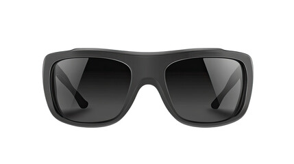 Fototapeta premium black 3d movie glasses on white background