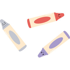 Cute Crayon Illustration