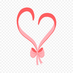 Doodle hand drawn heart drawing on white background