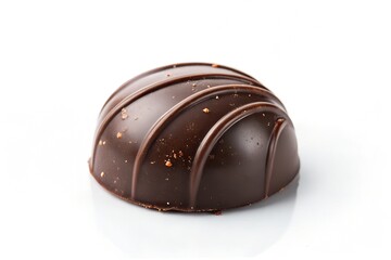 Obraz premium chocolate candies isolated on white